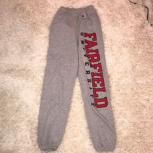 fairfield university sweatpants